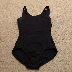 Capezio all Black Dance Leotard